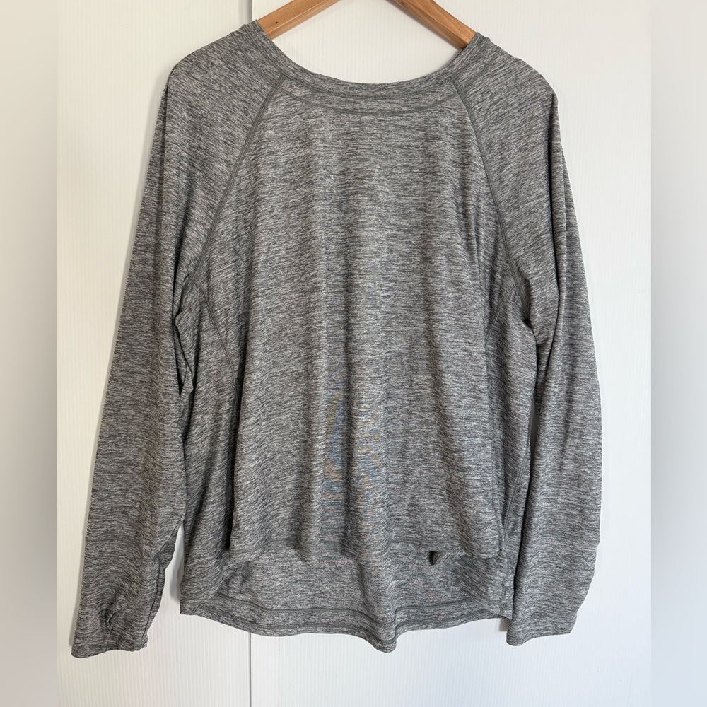 Athleta Heathered Gray Top